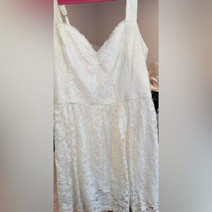 White lace dress from Hollister